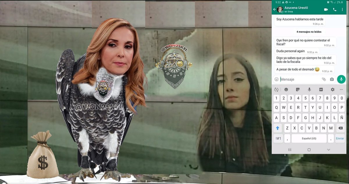 won2skel's tweet photo. 🦅🗣️📢Acá vemos a la 🐍 Azucena Uresti, como ella misma lo dice "SIEMPRE DEL LADO DE LA FISCALIA"  a ella  no le importa las mujeres 💀 ella solo obedece a sus amos  y al 💰🤑#FueraAzucena #DebahniEscobar  #FuerzaDonMario https://t.co/WJPStJ02Ag