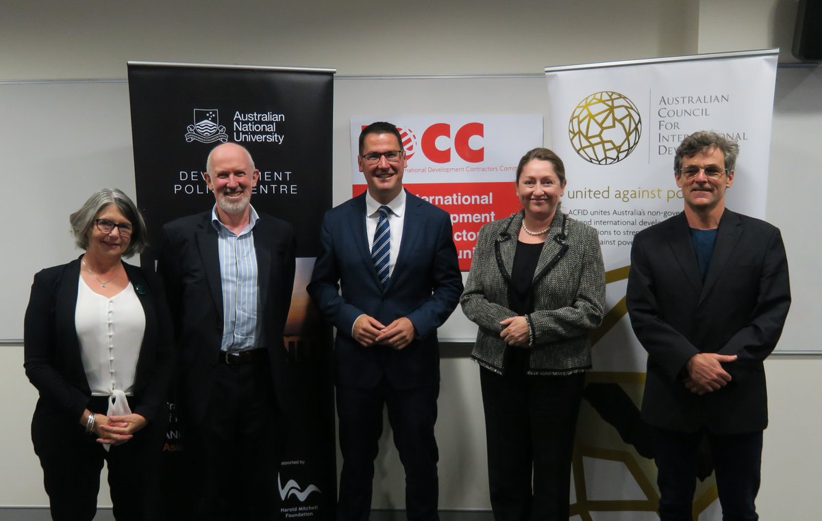ACFID's tweet photo. Thank you to Minister for International Development and the Pacific, @ZedSeselja for joining the third and final international development election forum hosted by @devpolicy @IDCC_Aus and @ACFID. https://t.co/AgoGTOMXXZ