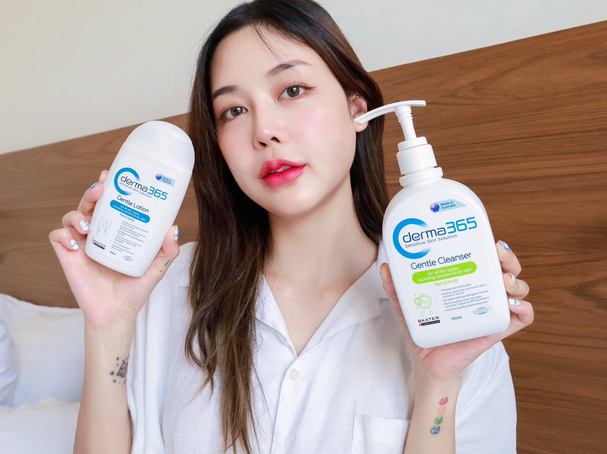 onnieyepo's tweet photo. #ออนนีมาแชร์ ชอบอันนี้ #Derma365 เป็นครีมและคลีนเซอร์ข้าวโอ๊ตจากออสเตรเลีย เป็นสูตรที่ทำให้ใช้ได้ตลอด 365 วัน ตอบโจทย์กับทุกสภาพอากาศ หรือแม้แต่มลภาวะ ใช้ได้ทั้งผิวตัว แล้วผิวหน้าสะดวกมาก เป็นสูตรอ่อนโยน แถมยังช่วยให้ผิวแข็งแรงขึ้นด้วย #365หน้าไม่แพ้ https://t.co/gV9YLtDoAu