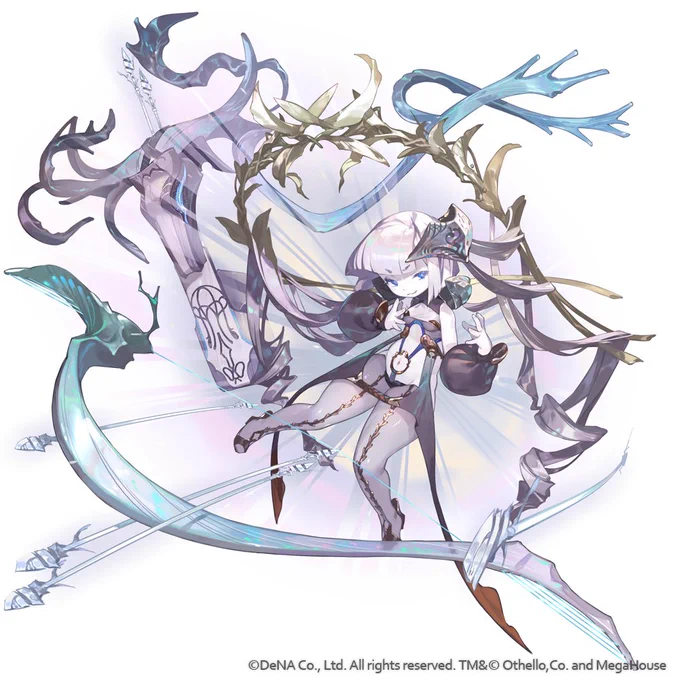 「#逆転オセロニア」にて、フェイルノート描かせて頂いております!
白をテーマに、幅広い白を使うデザインをしてみました。
若芽の白から成長していくような色の変化等、色々と楽しんで頂けたら幸いです。
#オセロニア 