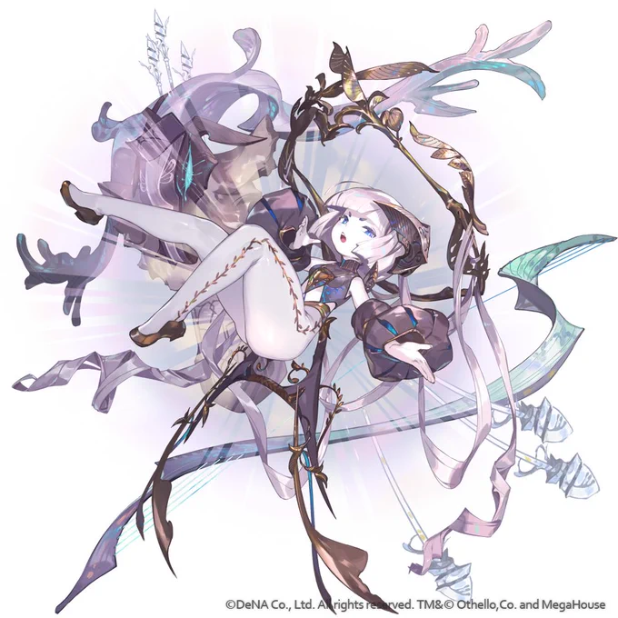 「#逆転オセロニア」にて、フェイルノート描かせて頂いております!
白をテーマに、幅広い白を使うデザインをしてみました。
若芽の白から成長していくような色の変化等、色々と楽しんで頂けたら幸いです。
#オセロニア 
