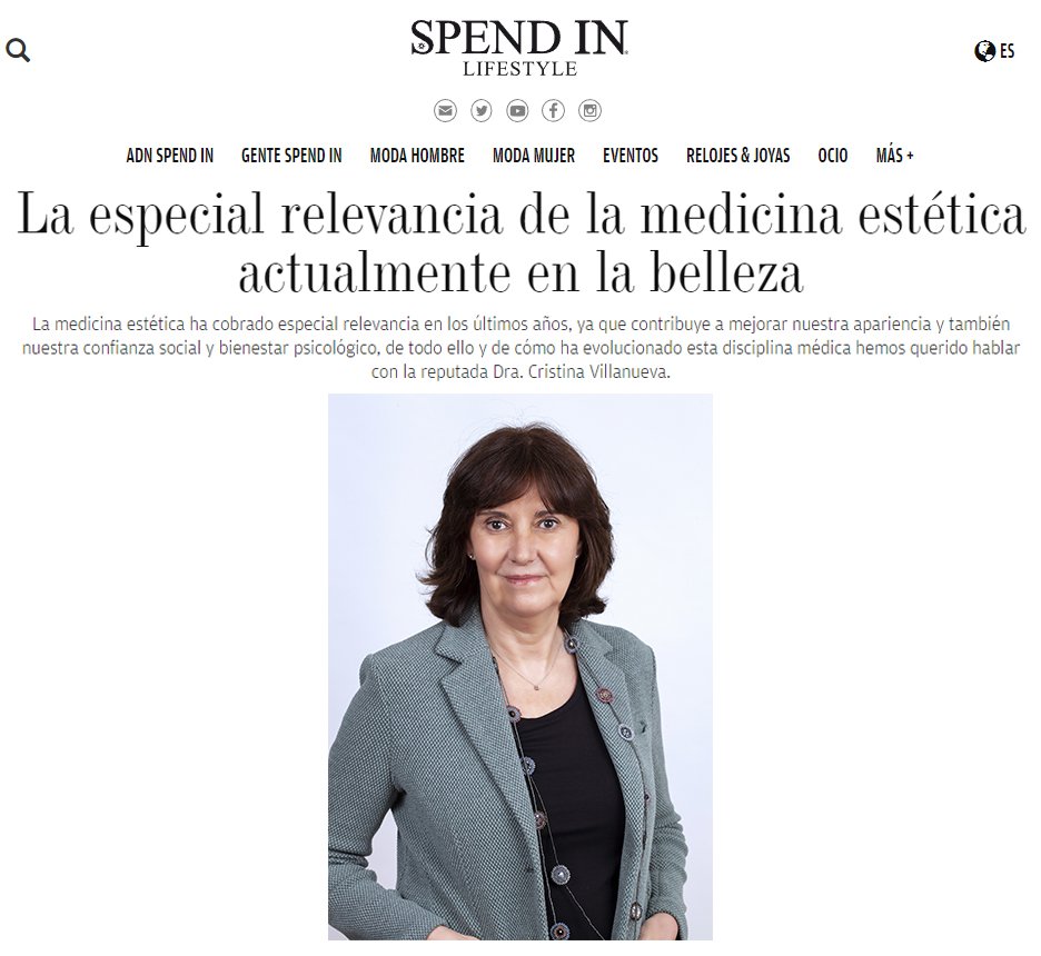 Agradezco a la revista <a href="/SPENDINmagazine/">SPEND IN</a> la entrevista que me ha hecho, en la que he hablado, en el contexto del auge de la #MedicinaEstética, sobre cómo esta disciplina es una herramienta que proporciona no solo belleza, sino también bienestar psicológico.
spend-in.com/womens-fashion…
