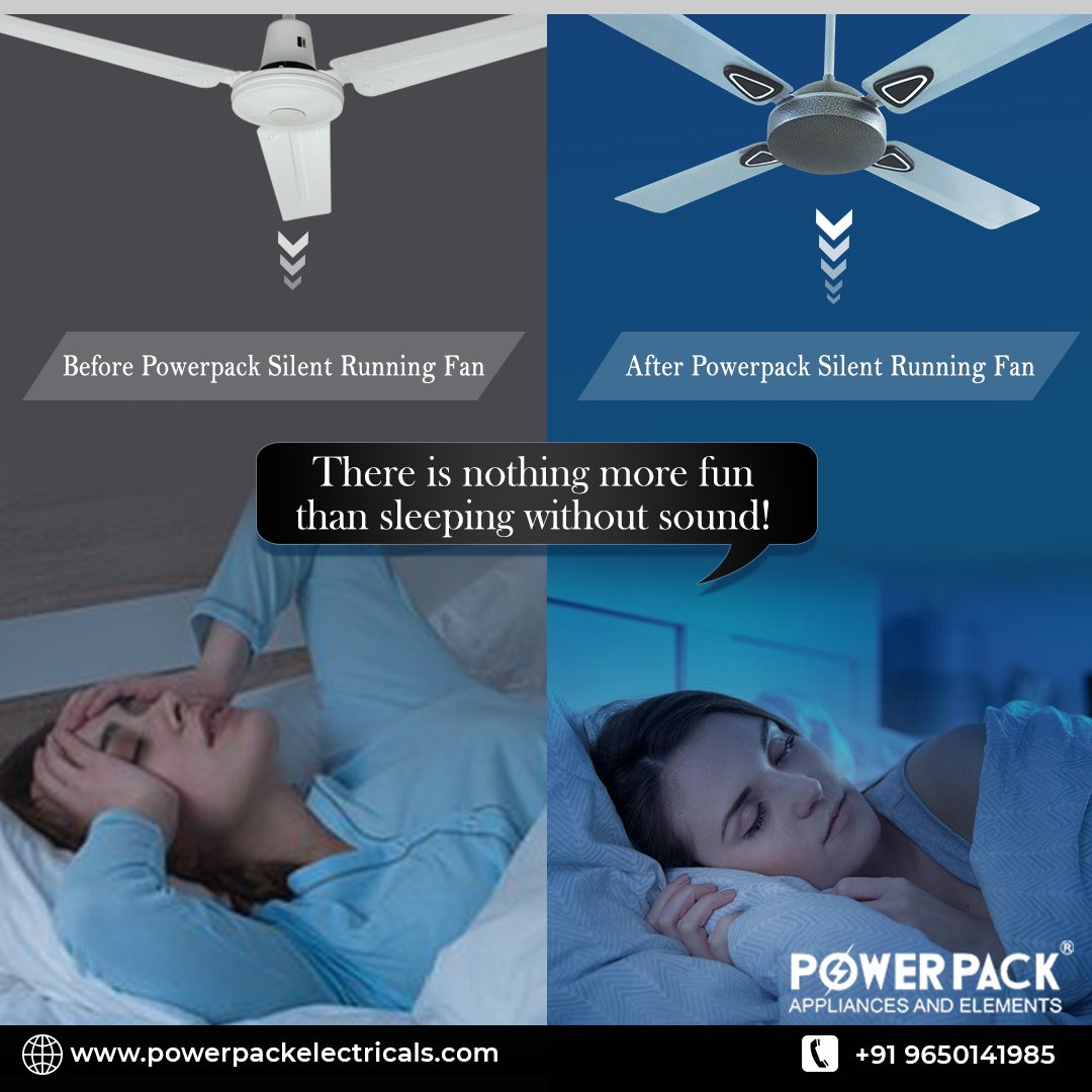 Powerpack2017's tweet photo. There is nothing more fun than sleeping without sound.
Powerpack Silent Running Fan
For further queries:⠀⠀⠀
DM US NOW⠀⠀⠀
https://t.co/syLOMv5WwF
#PowerpackedIndia #PowerpackFans #BreezerFans #PowerpackTableFan #powerstrip #Electronics #PowerpackHeater #PowerpackeIron https://t.co/1nuoCaQv0I