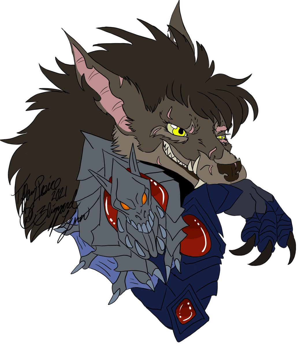 Asheldyr's tweet photo. Worgen rogue #worgen #warcraft https://t.co/FcYhWfY3BF