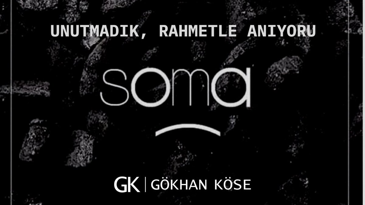 gokhankosetr's tweet photo. Soma maden kazasında ekmek için can veren 301 şehidimizi rahmetle anıyorum. 
Buna sebep olan kahrolası rant düzeninden bir an evvel kurtulmayı diliyorum.
#Soma #somafaciası #SomayıUnutma https://t.co/PWKkWzSsSn