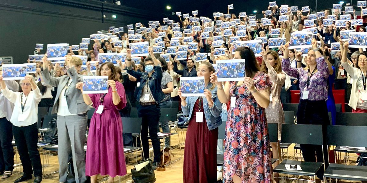 IGougenheim's tweet photo. @2gapF @f_inge @FemmesDeJustice @EWLA1 @Plurielles2 @SciencesFilles @WomenInTechOrg @Visible_media @nathaliepilhes @CatLadousse @elisabeth_rchrd Ouverture #InterL22 avec un soutien affirmé aux jeunes filles et femmes #Afghanistan privées d’école, de déplacement, de métiers, de liberté @HCEfh @France_UNESCO @ClefFemmes @NegarAfgWomen @afghanistanlibr @enfants_afghan @1ElisaMoreno @sarahelhairy @delphborione @AAzoulay https://t.co/rIsbGJNWSk