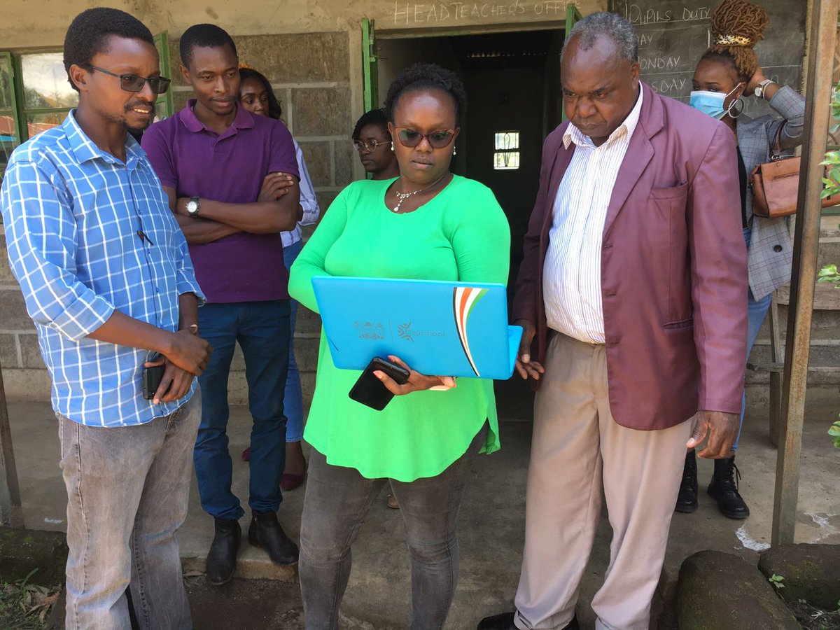 Checking the infrastructure with the community in Nakuru