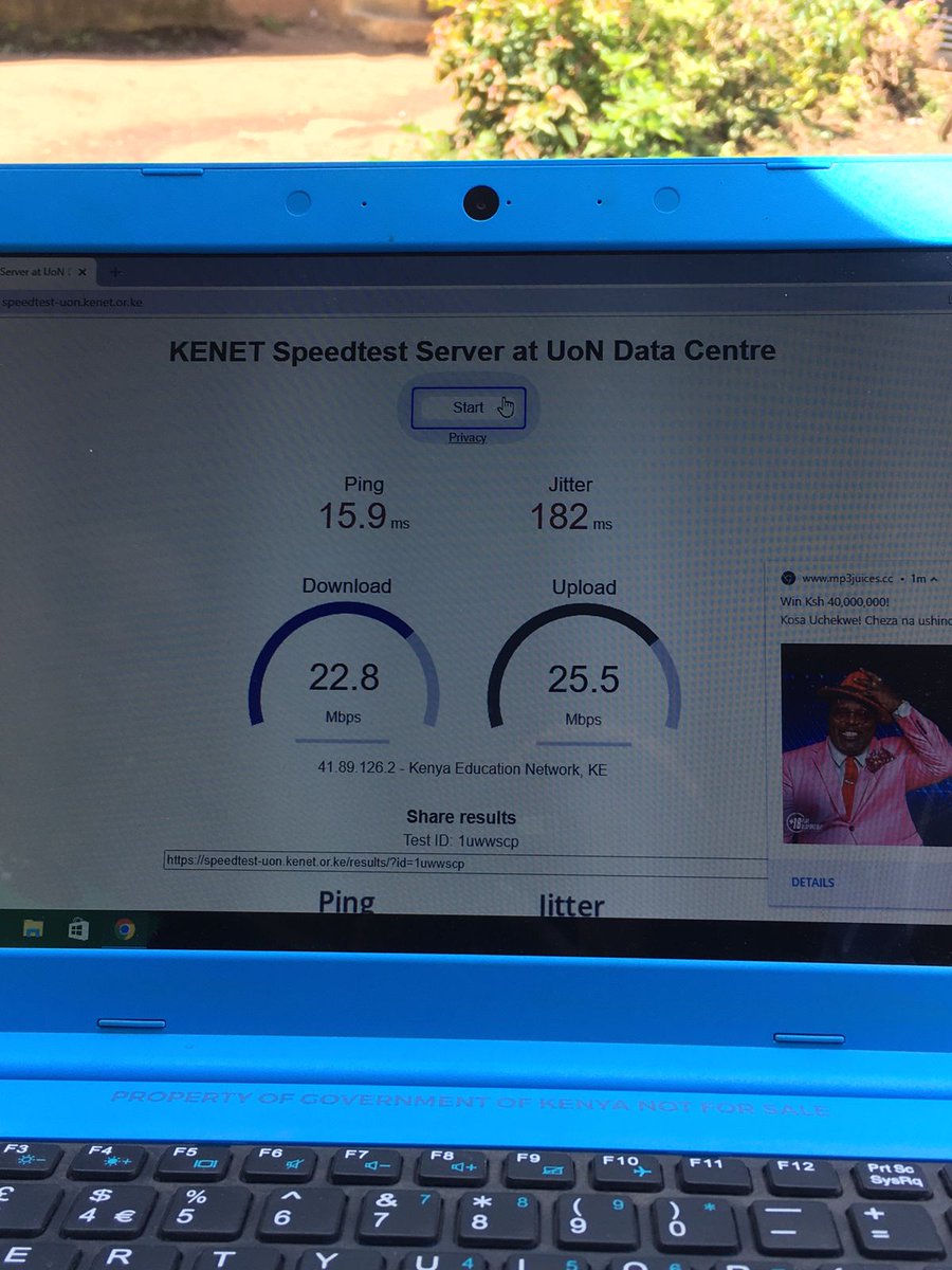 KENET -  internet speed test