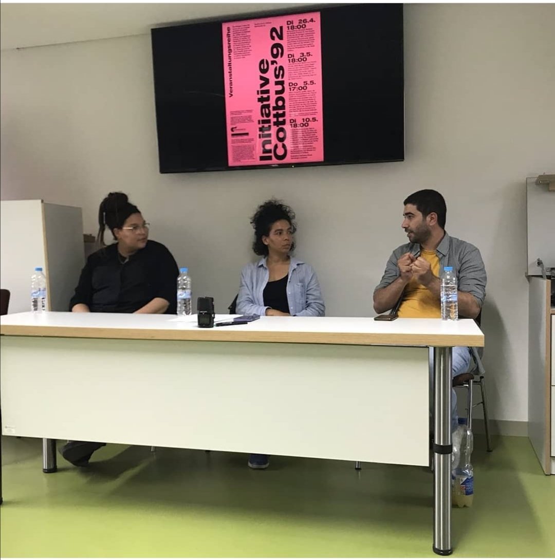 Vielen Danke für Einladung ، die Orga, den Austausch  und dass ich meine eigene Erfahrungen mitbringen könnte, und wünsche der Initiative'92 Cottbus viel Erfolg. 

@op_p <a href="/rosaluxstiftung/">🔴 Rosa-Luxemburg-Stiftung</a>
#cottbus
#unteilbar
#Brandenburg
opferperspektive.de/aktuelles/va-i…