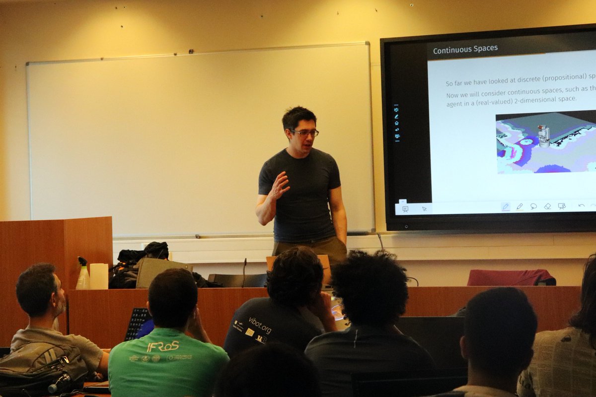 IfrosMaster's tweet photo. Seminar on “AI Task Planning and Execution in ROS”, given by Dr. Michael Cashmore and Dr. Gerard Canal.
https://t.co/CwymGg4Ohn https://t.co/a3nkGnUGvT