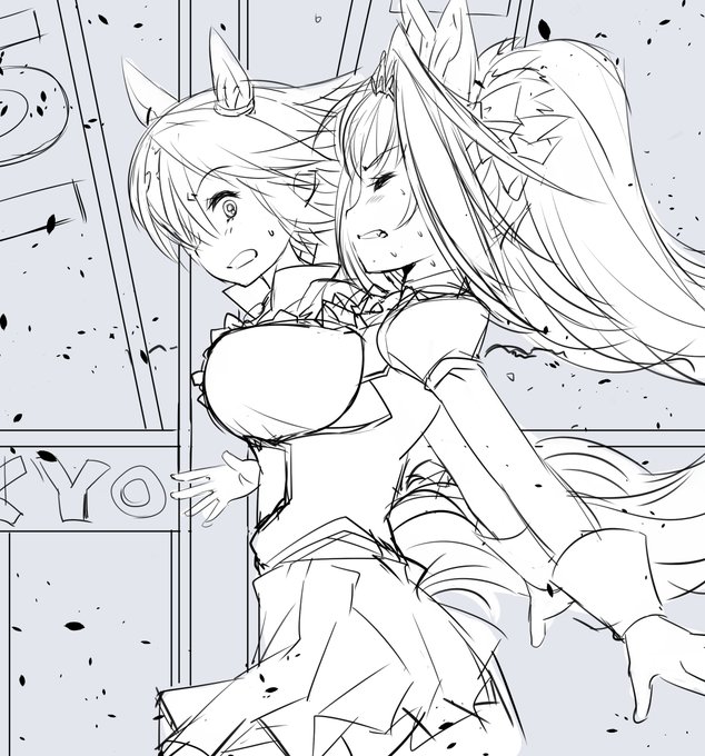 ゴール板前で己の武器を最大限活用するダスカちゃん
#ダイワスカーレット生誕祭2022 