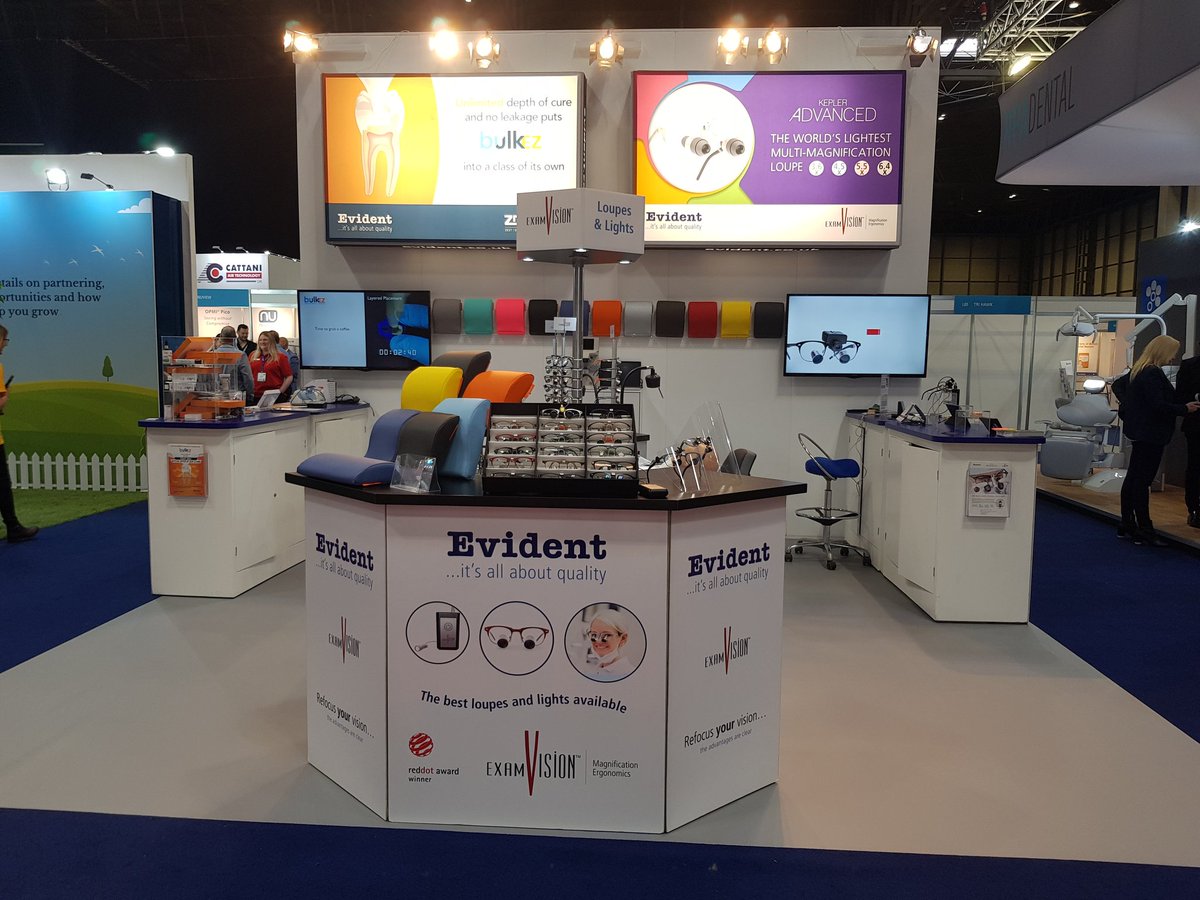 LJCaley's tweet image. All setup and ready at Dentistry Show NEC. Come and say hello at Stand K60!