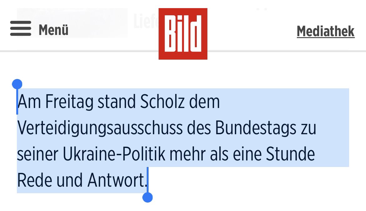 Rede: Ja. 
Antwort: Nein.