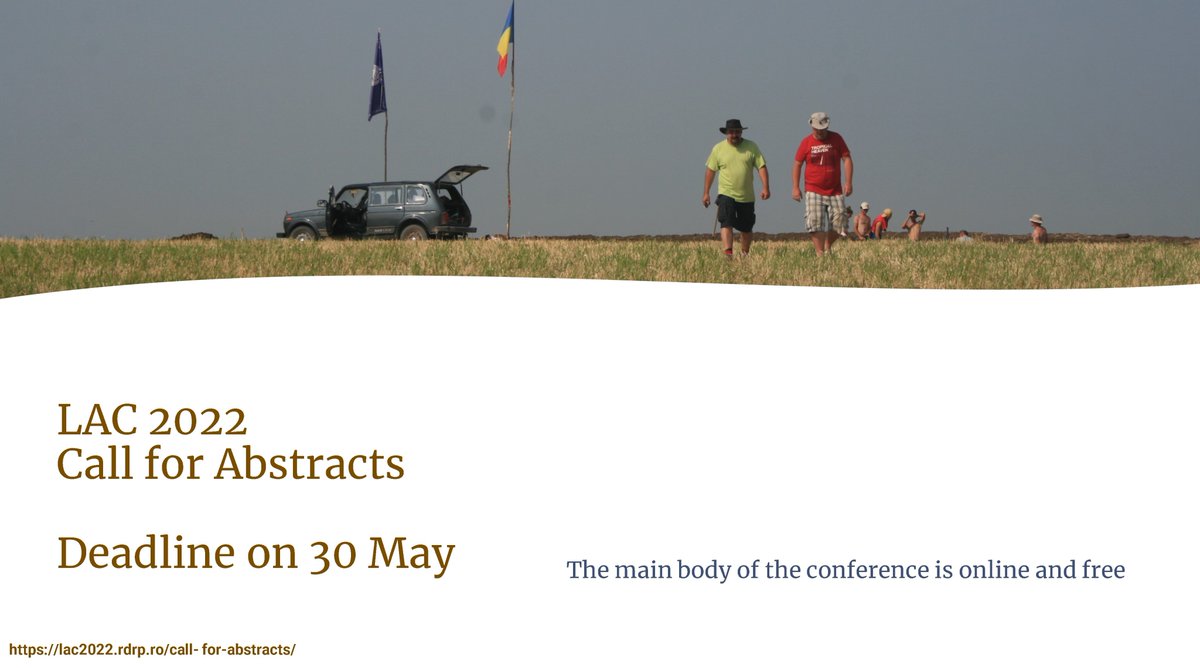 2022Landscape's tweet photo. TWO WEEKS remaining until Call for Abstracts hard deadline for Landscape Archaeology Conference!

Further info here

Registration
https://t.co/yFjX6XDCCo
Call for Abstracts
https://t.co/VNj6jnbARl
Sessions list
https://t.co/EtJic8jqq4 https://t.co/AqkdgJJrkZ