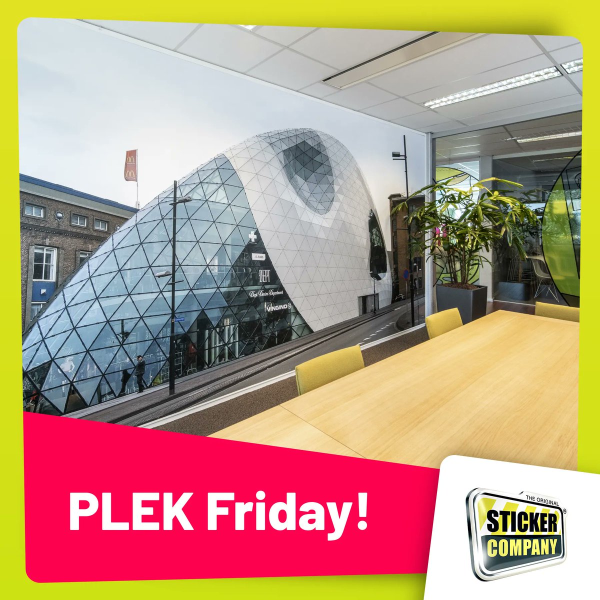 Room with a view! Iets voor jouw kantoor?
#stickercompany #plekfriday