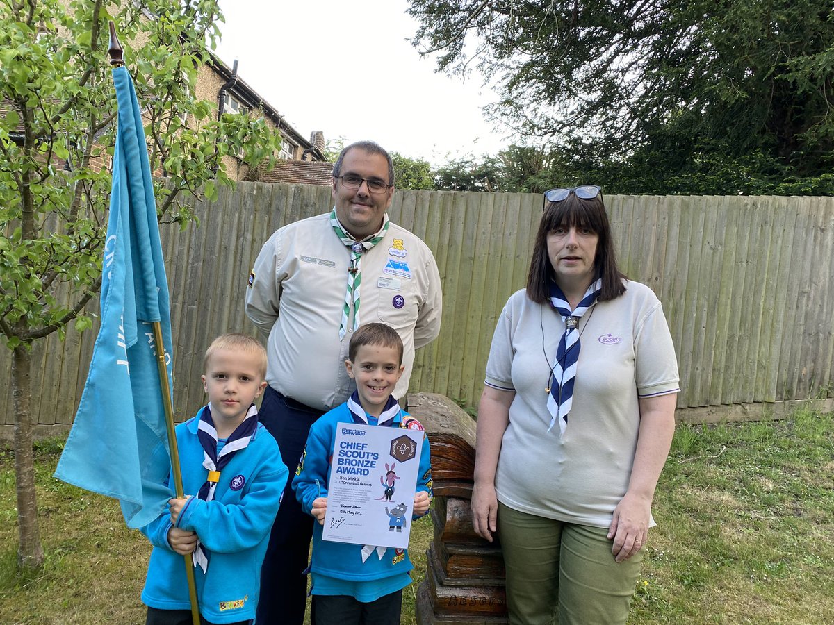 It is a true honour when you get invited to present a Beaver Scout with their Chief Scout Bronze Award. When reading some of the stuff he has achieved I was truly amazed. Well Done. #topawards  #BeaverScouts  #SkillsForLife