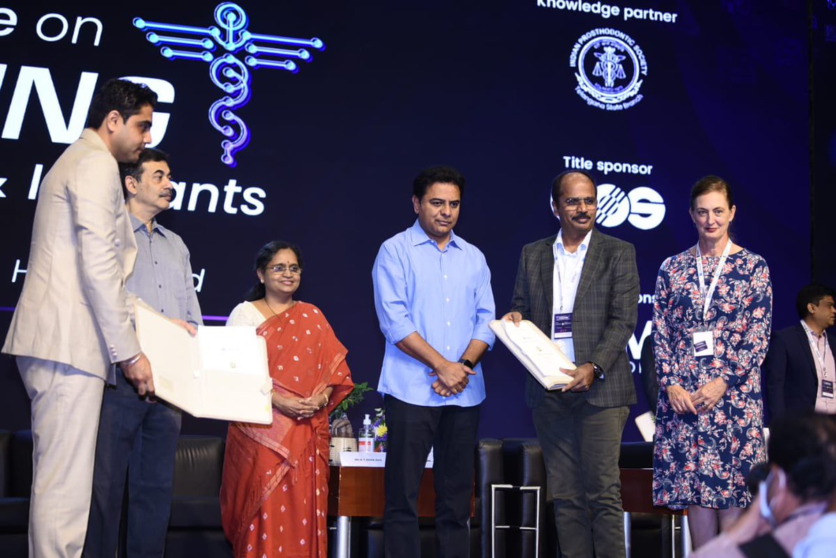 MinisterKTR's tweet photo. In the presence of Minister @KTRTRS, 20 MoUs were exchanged with leading organizations in Additive Manufacturing technology from India &amp; abroad such as EOS GmbH, Markforged, Wipro 3D, Redington Group, Intech Additive, Imaginarium, NIT Warangal, Deakin University Australia &amp; more. https://t.co/ZISopQ6nqI