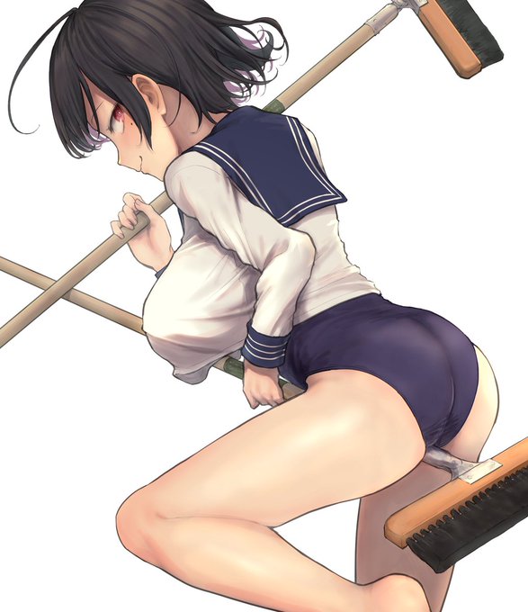 スク水セーラー掃除当番ちゃん 