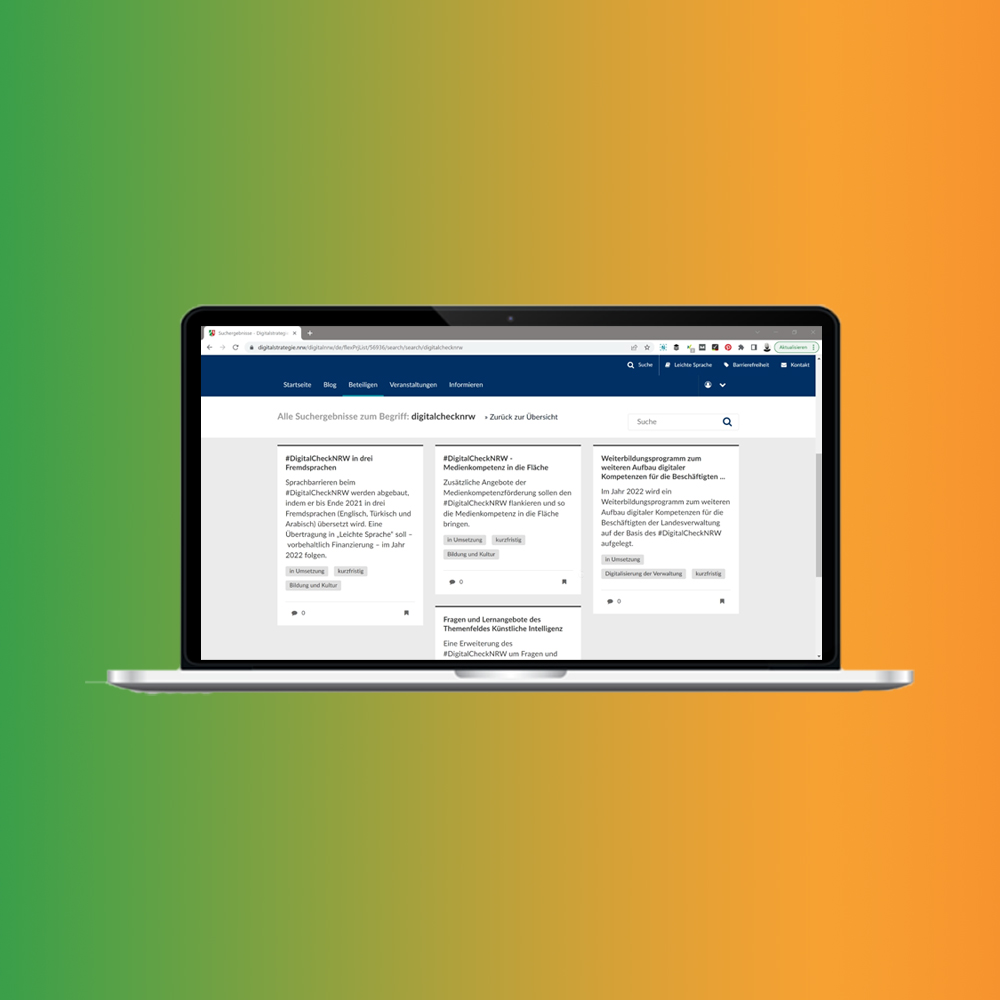 digitalchecknrw's tweet photo. Die 78 Ziele der #DigitalStrategieNRW wurden online aktualisiert!
Mit unseren vielfältigen Angeboten und der #Mehrsprachigkeit unseres Check-Ups unterstützen wir das Ziel, #Medienkompetenz weiter in die Fläche zu bringen.
#DigitalDurchstarten
@n_liminski @wirtschaftnrw @DGNRW https://t.co/551XB5oPVy