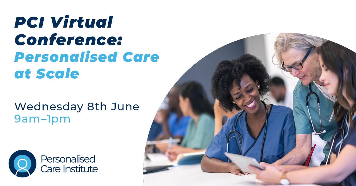 Pers_Care_Inst's tweet photo. Join us on 8th June 9am-1pm for #PerCareConf
The virtual conference will focus on Personalised Care across multidisciplinary teams & delivering personalised care training at scale.
There's 1,000 places available, so sign up now to secure your space.
➡️ https://t.co/IuEtKb5lpP https://t.co/oie3HABHOD