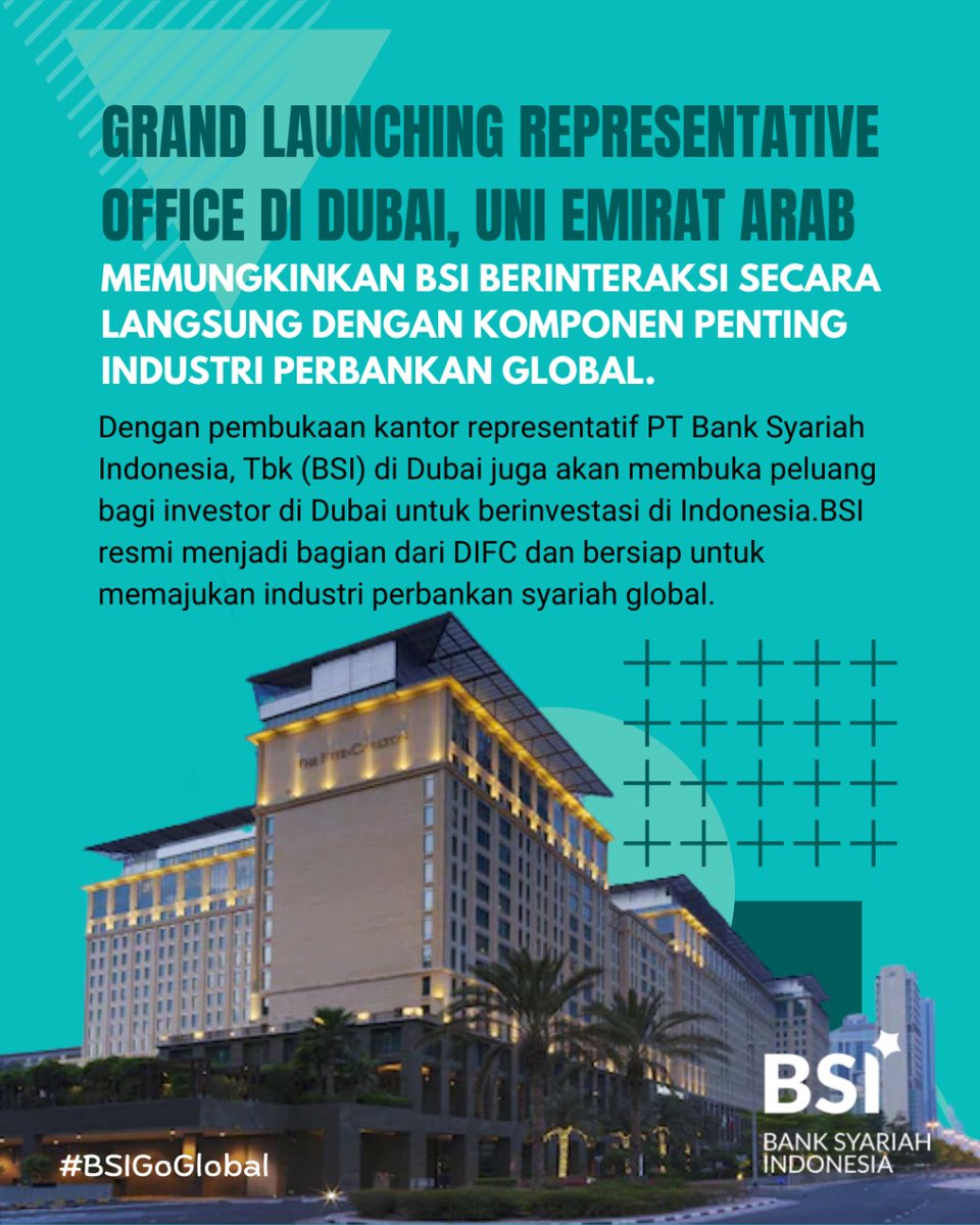 zonabaper's tweet photo. Letter of Incorporation yang diterima BSI menandai bahwa bank syariah BUMN ini secara resmi dapat membuka pasar di wilayah Timur Tengah
#BSIGoGlobal https://t.co/rVQhRHPJ1H