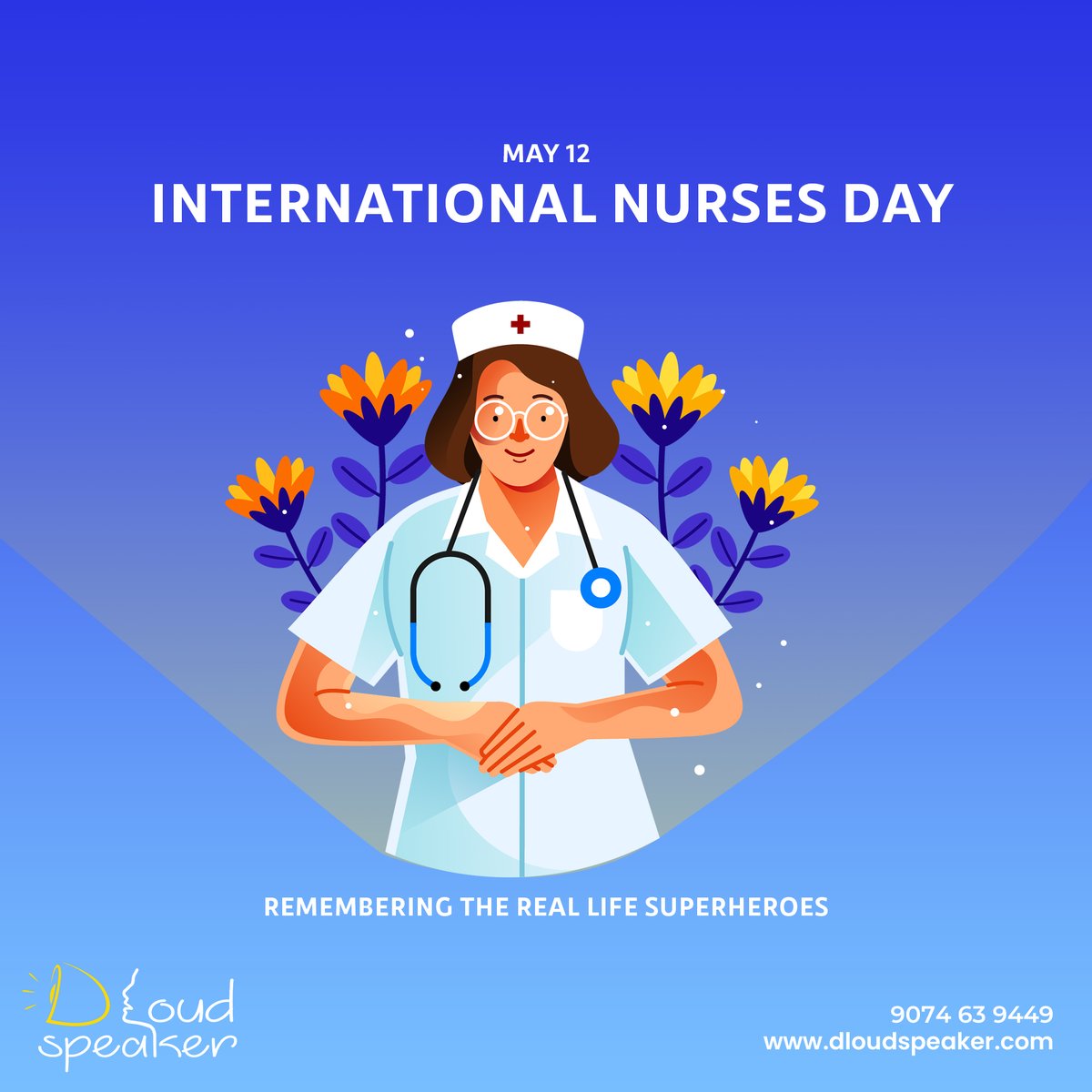 d_loudspeaker's tweet photo. Nurses are Heroes. Compassion is their Superpower

International Nurses Day Wishes from Team Loudspeaker

https://t.co/0ohvTnUjHL

#happynurseday #nurseday
#dloudspeaker #digitalmarketing #agency #mrloud #marketing #socialmediamarketing #socialmedia #seo #branding https://t.co/IO5gIP08x6