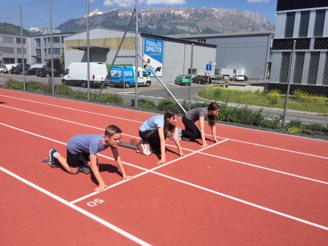 ISR_sports's tweet photo. #ISRprimary perched and ready for the summer athletics season. #grade5 and #grade6 looking focused with ISR sports day just a month away. https://t.co/ATtoFWhSwi