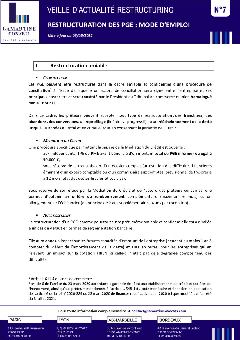 LC_avocats's tweet photo. [Veille] Consultez notre nouvelle actualité #Restructuring ! Alors que les premières échéances de remboursement des #PGE commencent à être appelées, certaines entreprises ne sont pas prêtes à y faire face. Comment les anticiper👇 https://t.co/S3GyYkIHaO