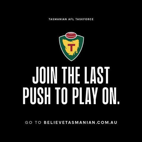 The final push. Time to show the trademark Tassie passion. Feels like we are so close this time, can’t let it slip through our fingers. 

Get on board at believetasmanian.com.au