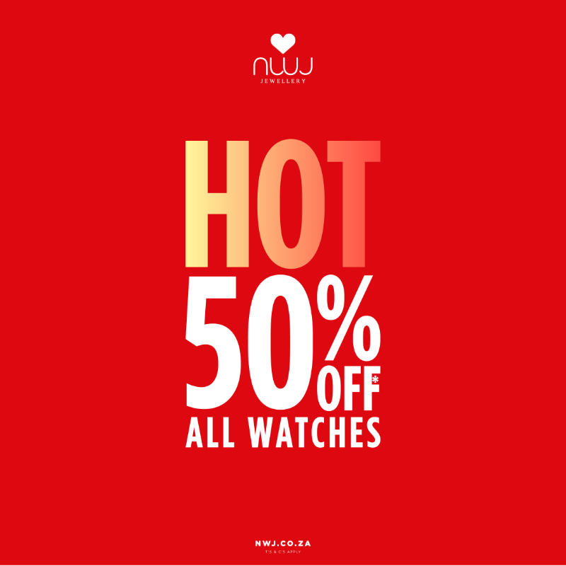 NWJ_Jewellery's tweet photo. Want the best news for your Friday?
The NWJ HALF PRICE SALE is back on by popular demand. Get 50% off* ALL Watches & Jewellery. Shop our sale online today. https://t.co/EP6HWyhW0g
Shop online and get free delivery anywhere in South Africa.
#LOVENWJ
#NWJSALE
*T’s & C’s Apply https://t.co/TcTAnbCa8W
