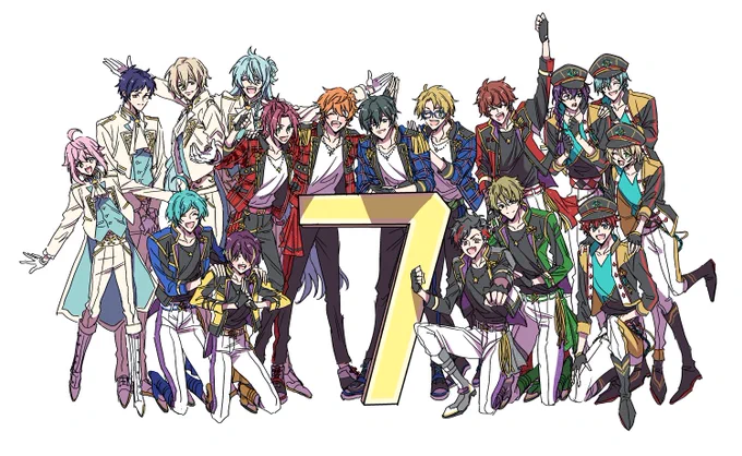 おめでとう🎉🎉🎉
 #あんスタ #あんスタ7周年 