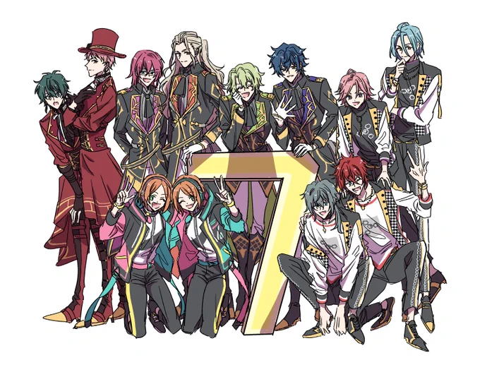 おめでとう🎉🎉🎉
 #あんスタ #あんスタ7周年 
