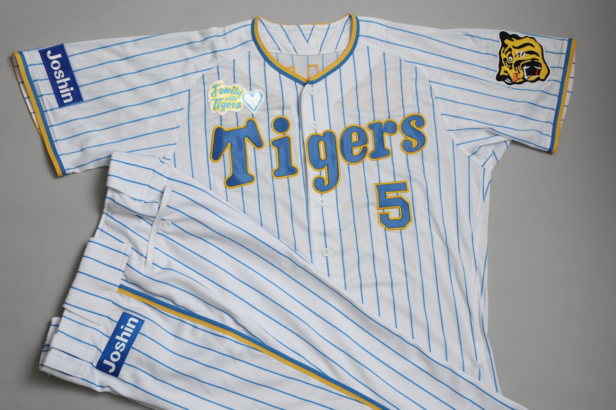 【K.Shirakawa】Tigers ユニフォーム MESSENGER Tigersカラーレプリカユニフォーム(番号なし)|12JRMTQ1|球団