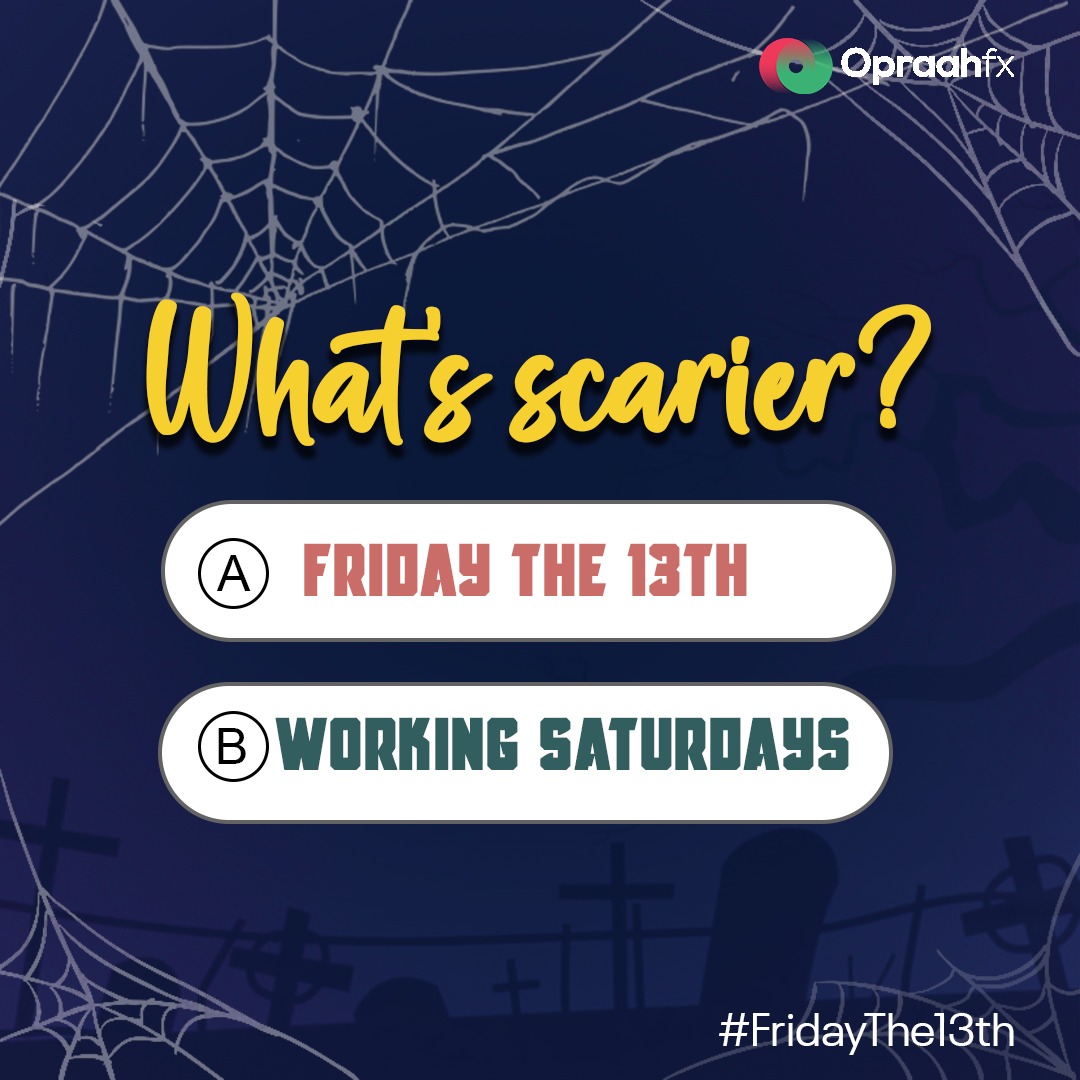 Share your spooky pick in the comments section! 👻

 #fridaythe13th #fridaythe13 #opraahfx #influencermarketing #talentmanagement #talentagency #agencymemes #officememes #spooky #marketing #advertising #advertisingagency #marketingstrategy