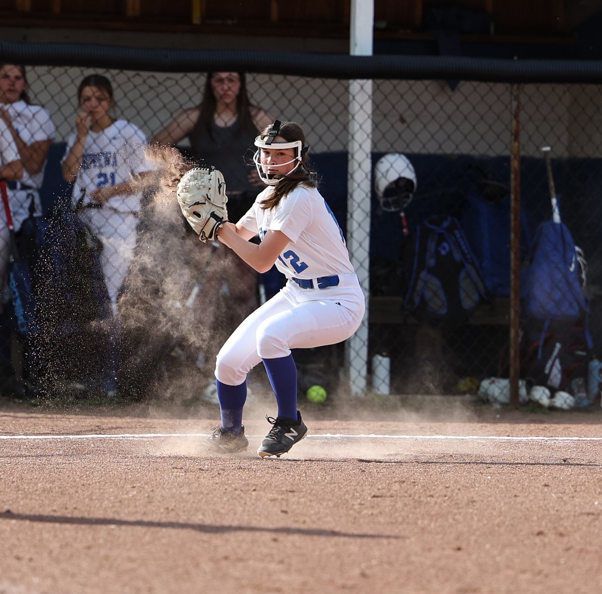 josh_mc1982's tweet photo. SB: @APanaciulli with the good glove at 3rd, @annie_henegar with the catch in rightfield, @CourtneyStew2 was off to the races and it was all smiles for the Chipps today #TDR https://t.co/jhiGoVkDOA