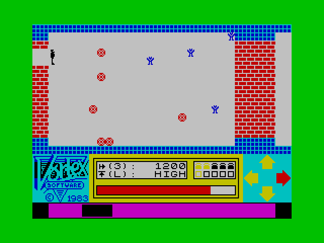 OldSchoolBooks1's tweet photo. Friday's #retrogaming on the #ZXSpectrum and a 16K game called #AndroidOne (Berzerk) from #VortexSoftware in 1983. It's a great little game, controls take a bit of getting used to, but once you have them mastered it is great fun. #nostalgia https://t.co/cnovQ6umVX