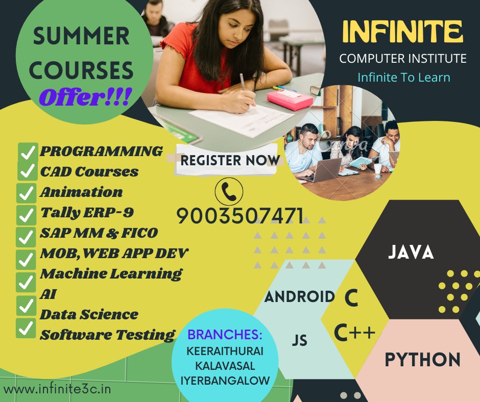 Infinite Computer coaching center tweet media