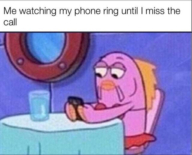 tayrex2015's tweet photo. ***then feeling bad about it and calling you back 30 seconds later***
Me: "Hey, you called?" 👀 https://t.co/6TOCCc0BFQ