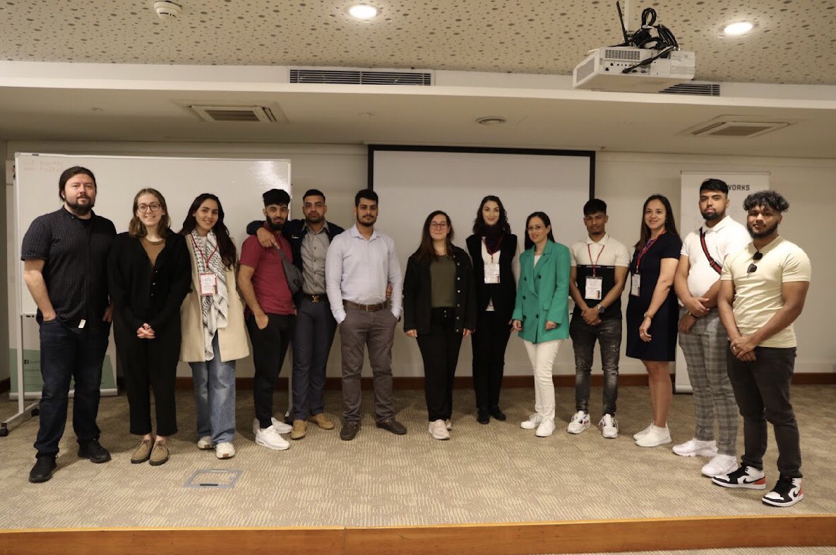 surucu_ebru's tweet photo. Entrpreneurs Across Borders team from @BradManagement made their presentation at @kworkscenter- Koç University Entrepreneurship Research Center. Our young entrepreneur candidates received very valuable comments. 
@ZahirIrani1 @ShirleyCongdon @ShirleyCongdon @vweerakk  @amsharif https://t.co/S8SNGNiXur