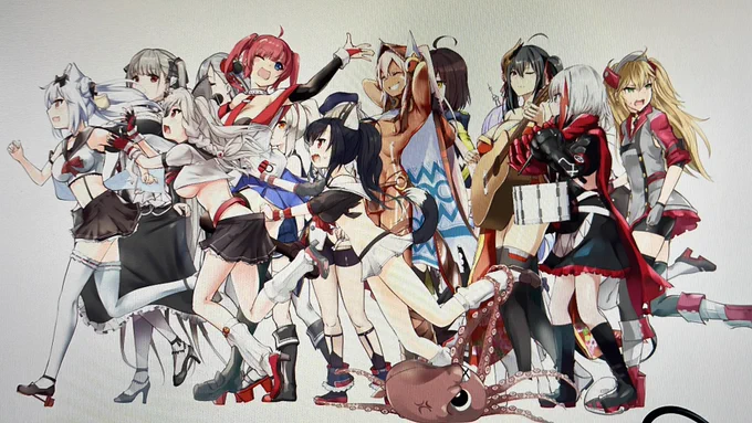 艦船何人いるでしょう? 