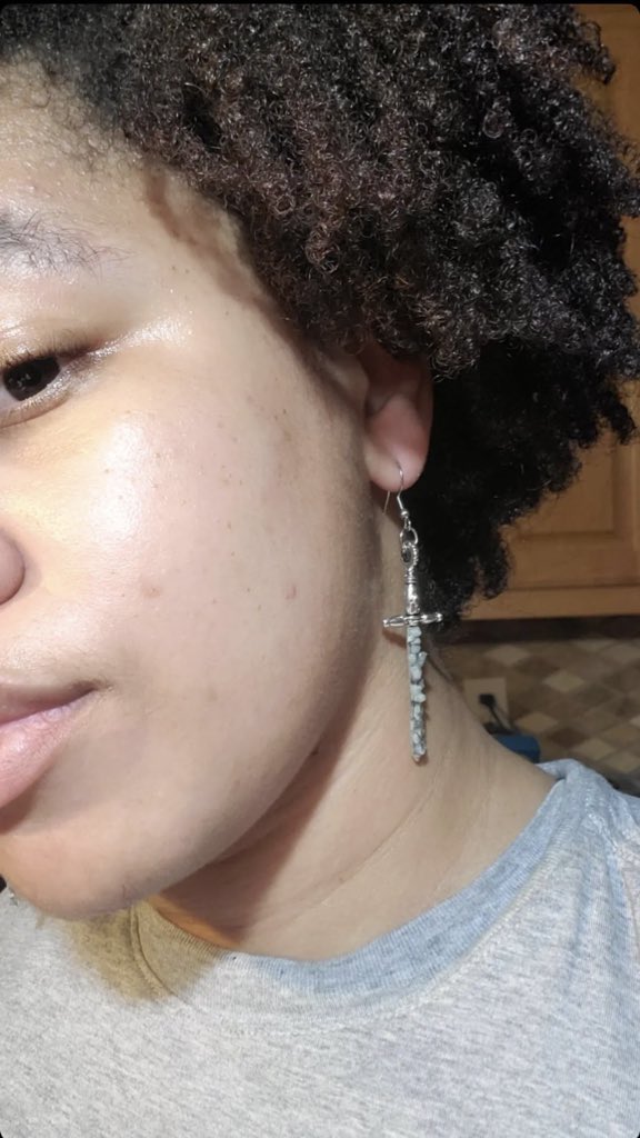 Fellow May baby rockin their new Emerald Sword Earrings