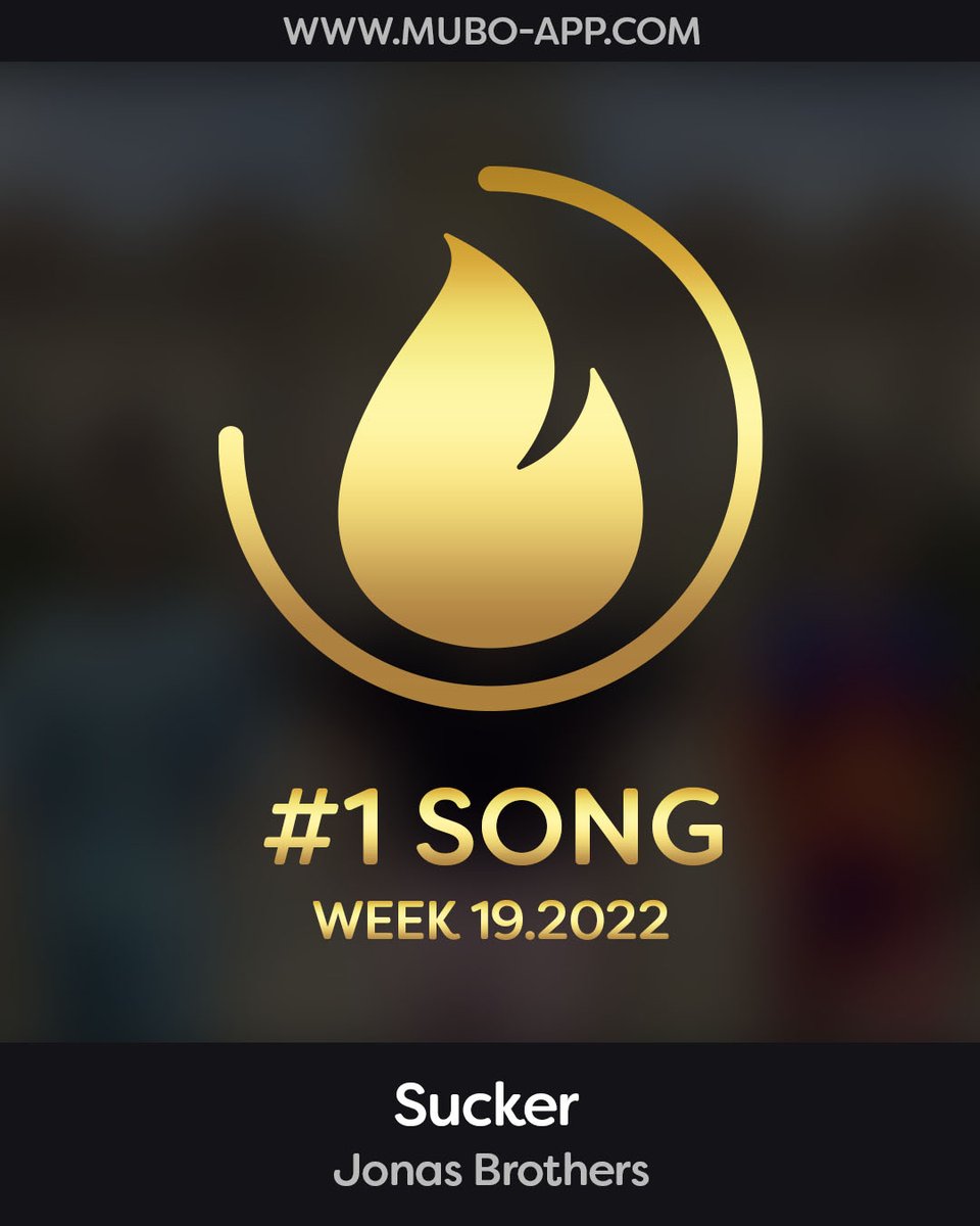 muboapp's tweet photo. Most voted song in week 19 is Sucker. Congratulations to Jonas Brothers.

#mubo #mubocharts #music #charts #party #musicbox #welovemusically #app #ios #android https://t.co/USfT54grE8