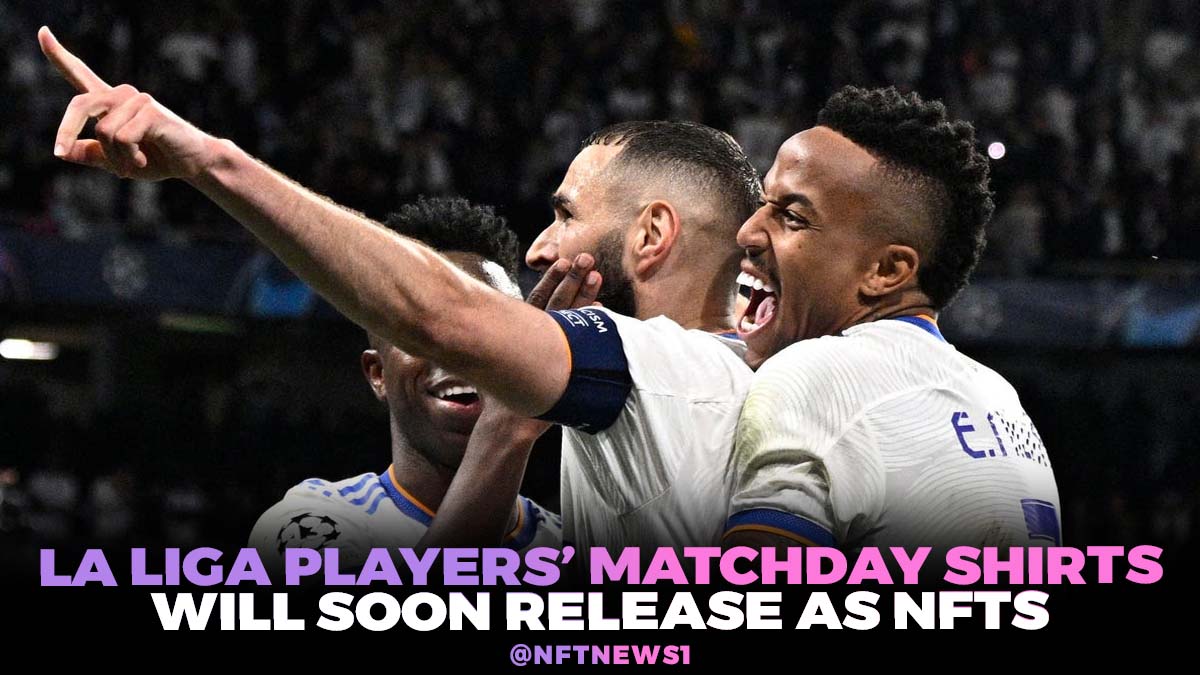NFTNews1's tweet photo. La Liga Players’ Matchday Shirts Will Soon Release As NFTs.
#laligaplayers #matchshirt #nft https://t.co/6o2k3YLv9L