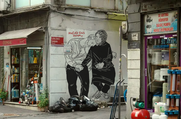 channeldraw's tweet image. Mustafa Enis Durak and his mother
on the streets of #Istanbul.