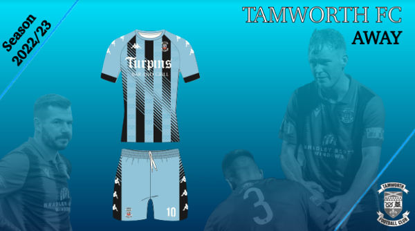 Its brand new colours for our <a href="/TurpinsBarGrill/">TurpinsBarGrill</a> sponsored <a href="/Kappa_UK/">Kappa UK & Ireland</a> away kit next season. We are also grateful to <a href="/_classicroofing/">Classic Roofing</a>, Graphic Wizard and Wilkins Estate Agents for their back of shirt sponsorship too. More details in our next newsletter.