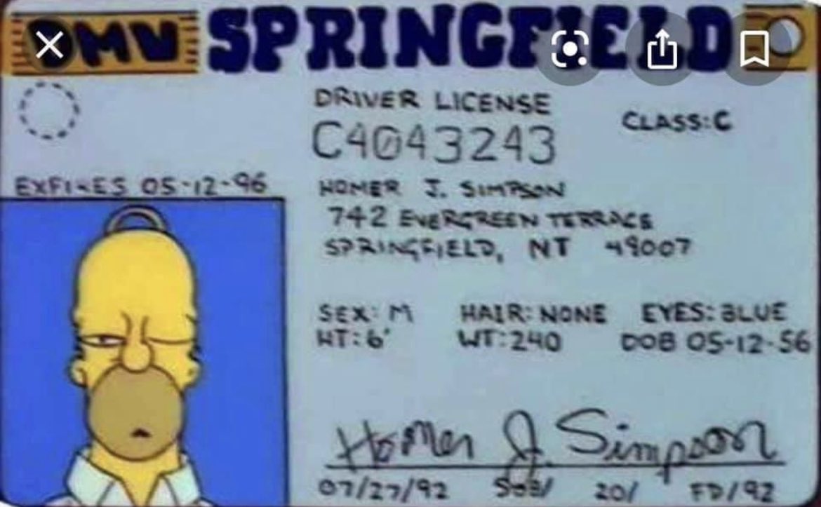 Happy belated 66th birthday Homer Simpson. 