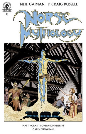 MarvinIcard's tweet photo. Norse Mythology II #1: The Mead Of Poets @DarkHorseComics @neilhimself #PCraigRussell @MattHorak @GalenShowman @Lovern @KeithAWood @NotTooChaby #ChuckHowitt https://t.co/K4jDslH6Ry