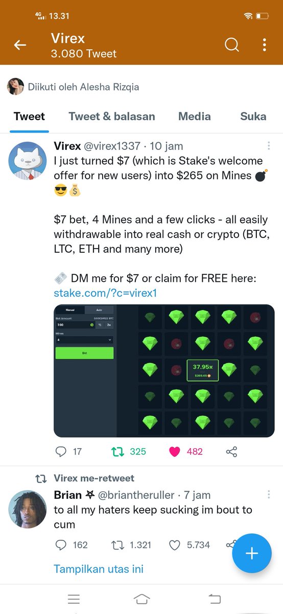 Alfinrf2's tweet photo. @virex1337 Done @virex1337 

Come join guys. 
@alesharizqiaa 
@Pemburu45235282 
@airdropblogs 
@bangpateng_com https://t.co/RXHOUmvsrH