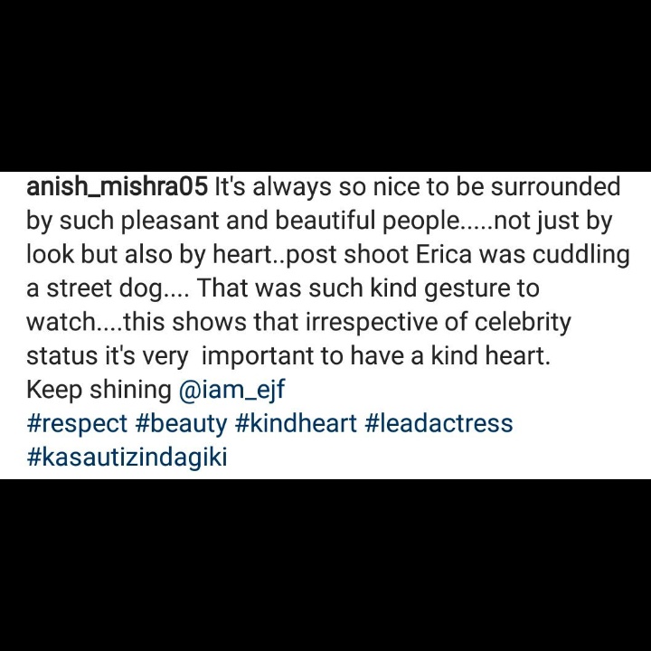 anaa111_anaa's tweet photo. Always the same, kind hearted and humble. This recent pic reminded me of this post about someone who worked with her during Kasauti days. @IamEJF respect n love always 💕 #EricaFernandes https://t.co/ly9bxHxVBk