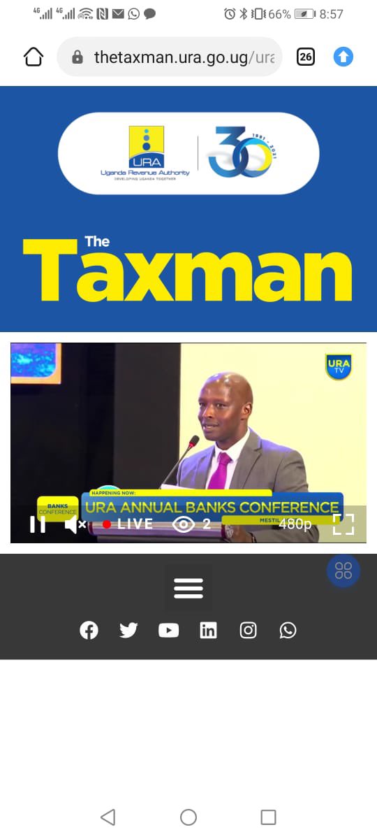 gou_economy's tweet photo. Happening now: The #URABankersConference22 under the theme  “The role of financial institutions in the Domestic Revenue Mobilisation Strategy”

▶️https://t.co/l3XiAcdCGf https://t.co/7kIu5mxthf